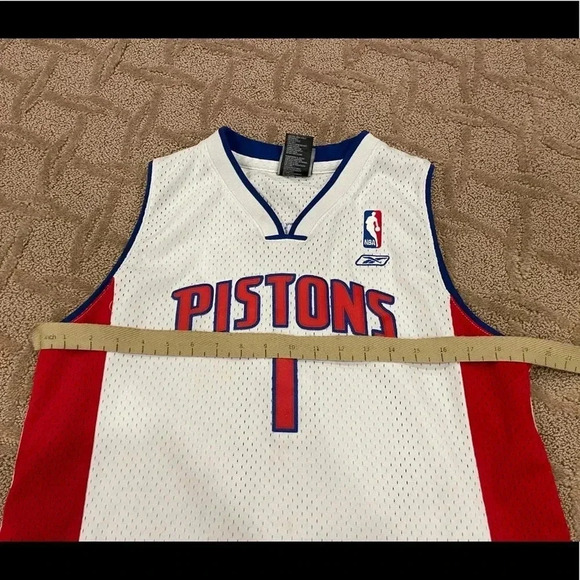 Detroit  Pistons Chauncey Billups RBK NBA Jersey - Picture 9 of 10